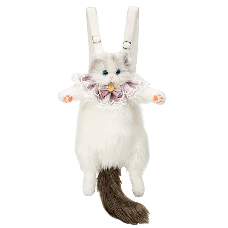 Cute Simulated Cat Designer Backpack Women | Baby's World Bangladesh