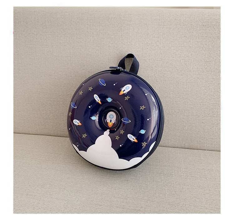 Cartoon Kids Backpack Cute Donut Eggshell | Baby's World Bangladesh