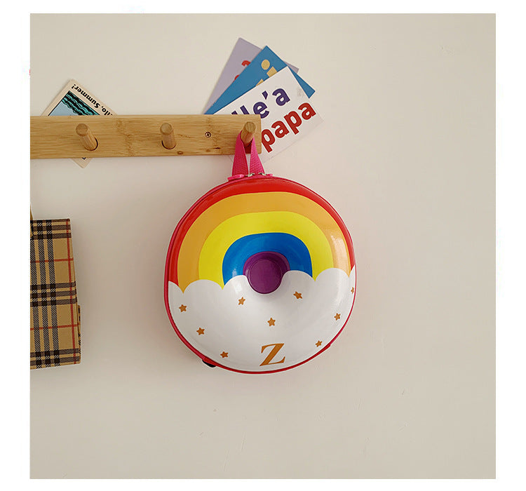 Cartoon Kids Backpack Cute Donut Eggshell | Baby's World Bangladesh