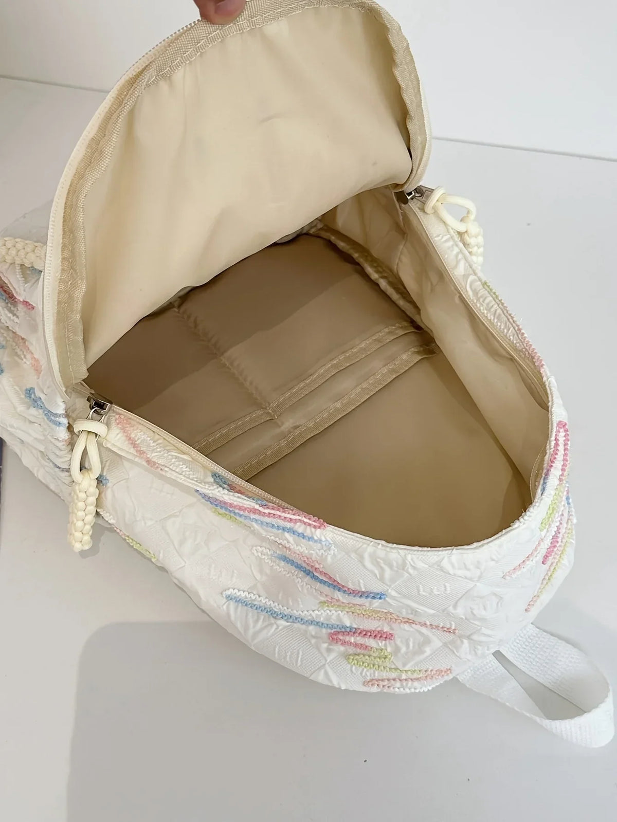 One lady fashion backpack made of nylon, suitable for students and college students - Baby Bag - Baby's World (view 6)