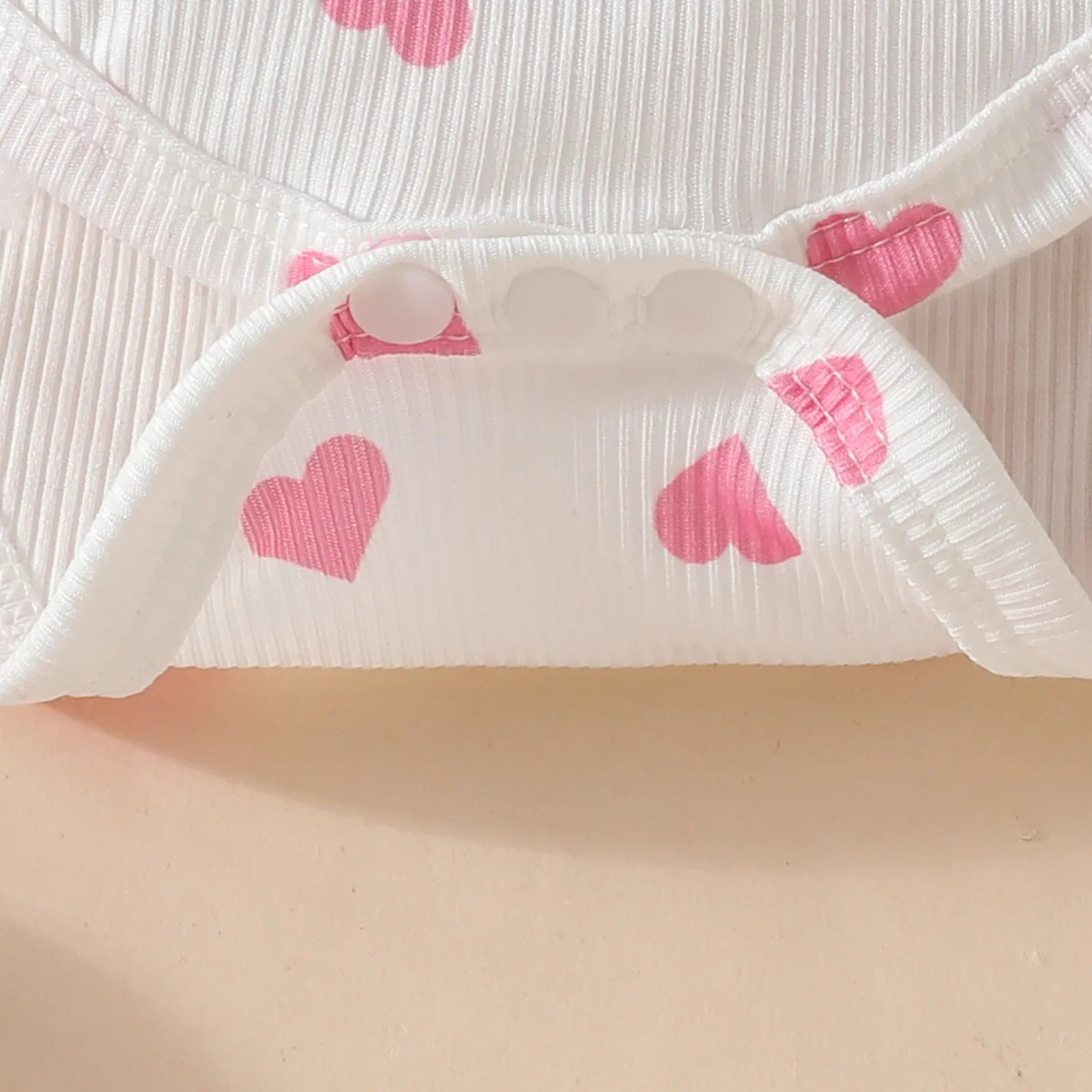 Summer Newborn Full of Strawberry Hearts, Sleeveless Ruffled Triangle Hem, Dress, Headband, Sweet Jumpsuit