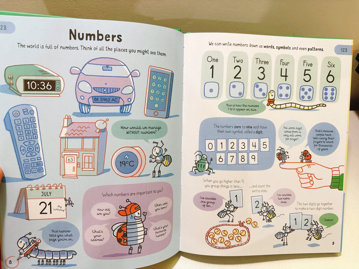 All the Maths you need to know by age 7 Children Educational English Picture Reading Book