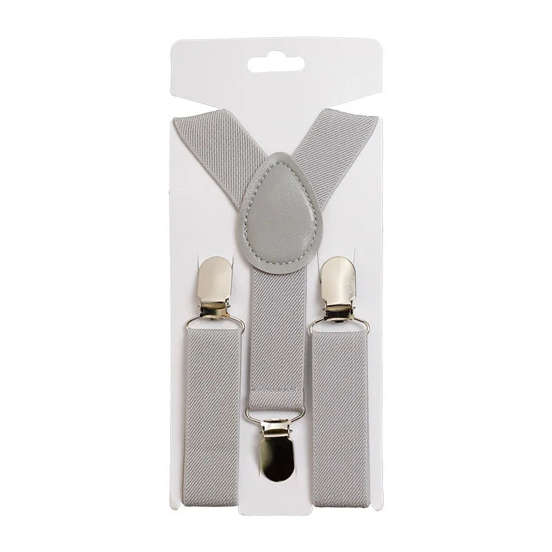 Kids Adjustable Suspenders – Elastic Clip-On Braces for Boys & Girls