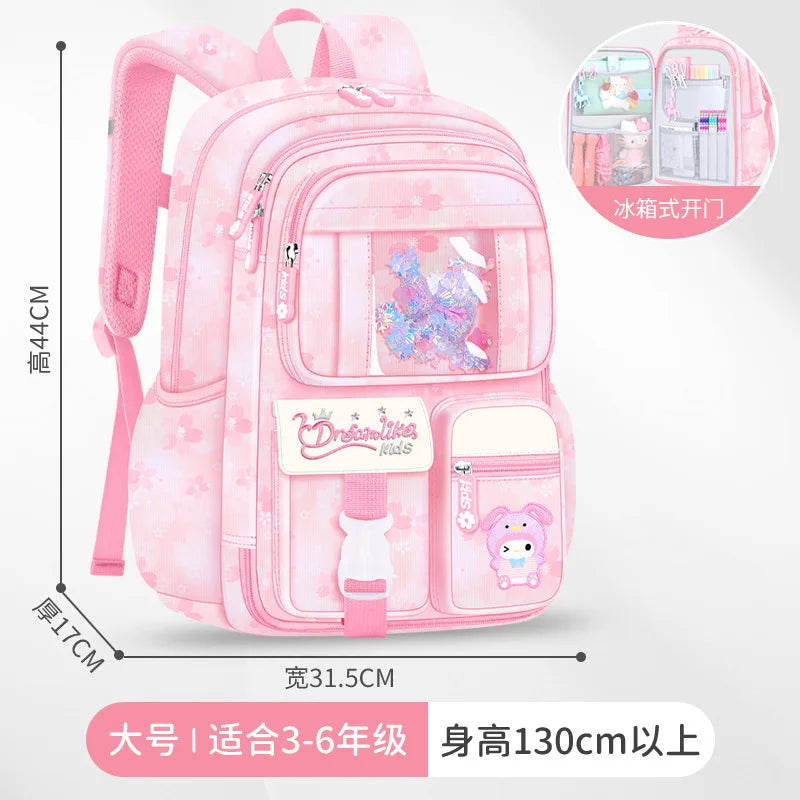 Melody Kuromi Sanrios Backpack Student Bag | Baby's World Bangladesh