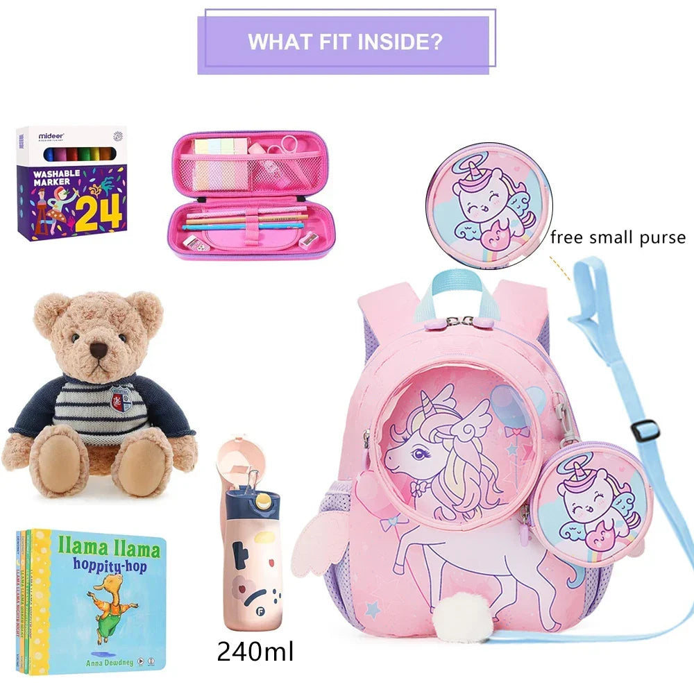 Small Toddler Backpacks 10.5inch Small food bag Baby Schoolbag - Baby's World (view 3)