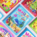 1 Book+1 Pen Reusable Coloring Book Water Painting Book Sensory Early Education Puzzle Drawing Toys
