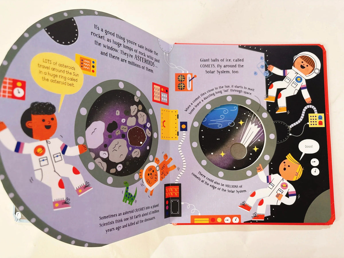 Usborne Step Inside Science Solar System Children Activity English Hardcover Book Space Knowledge Learning Kids Gift Montessori