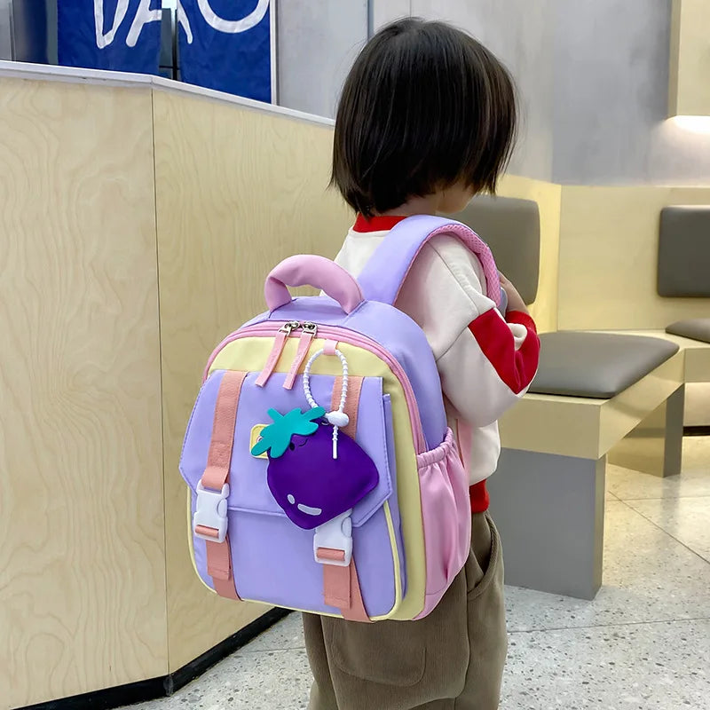 New Nylon Children's Wear resistant Ultra Light Backpack Fruit 3D - 2025 - Baby's World (view 3)
