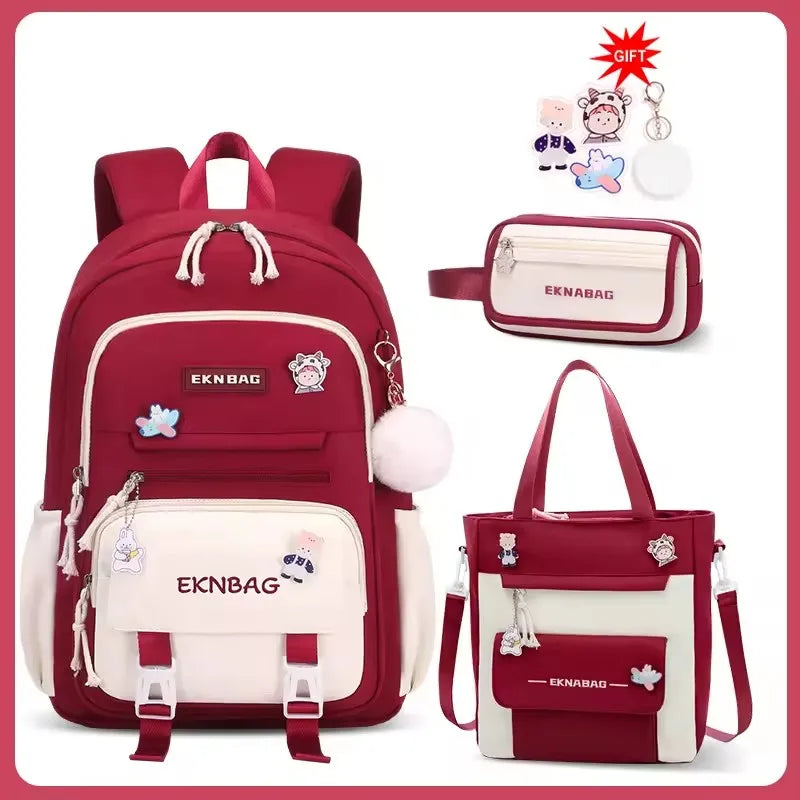 Child Girl Backpacks Primary Junior High School Bags for Girls Children Kids Bookbag Backpack New 2025 Back to School Girl