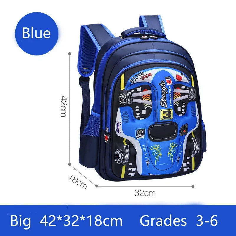 Waterproof Lightweight 3D Car Backpack | Baby's World Bangladesh