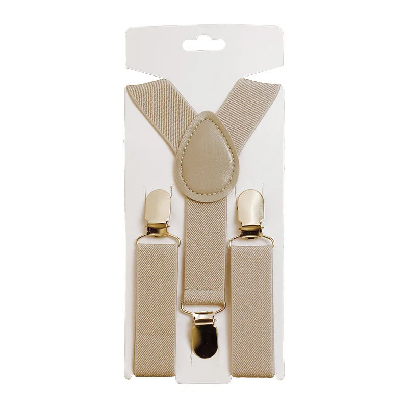 Kids Adjustable Suspenders – Elastic Clip-On Braces for Boys & Girls