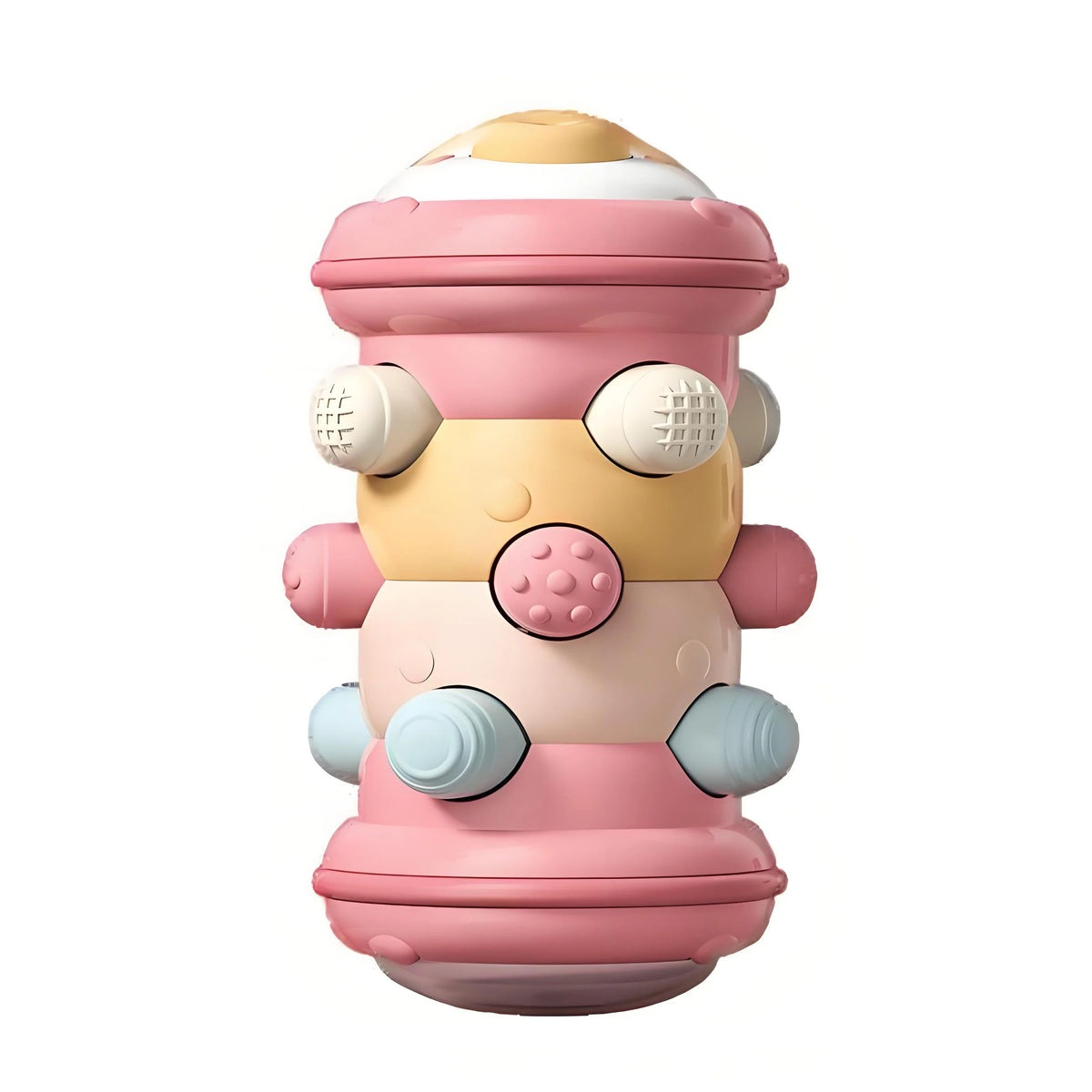 Baby Crawling Roller Montessori Activity Toy with Ball Rattle Games for Babies Development 0 6 12 Months Inflatable Crawling Toy