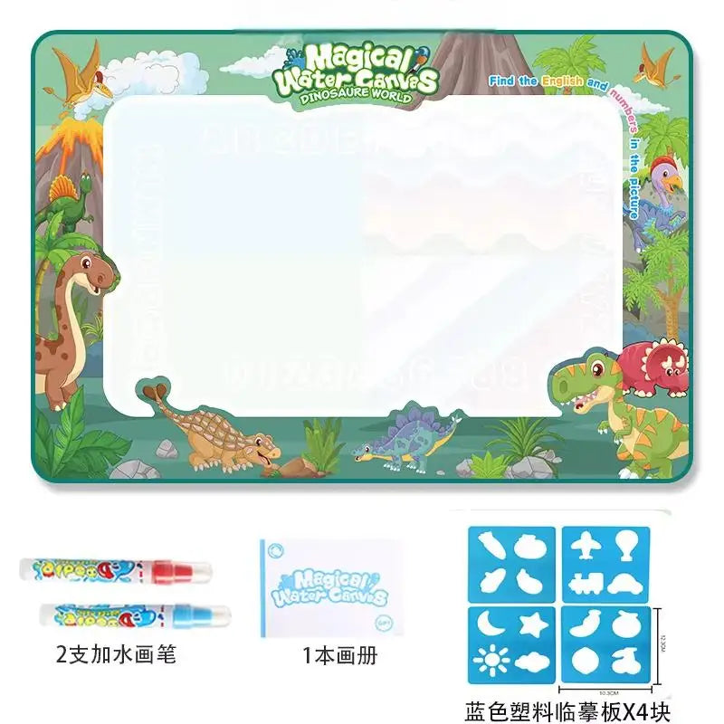Oversized Magical Water Canvas pens Montessori Toys Learning Blanket Writing Children Drawing Repeated Graffiti Painting kid toy