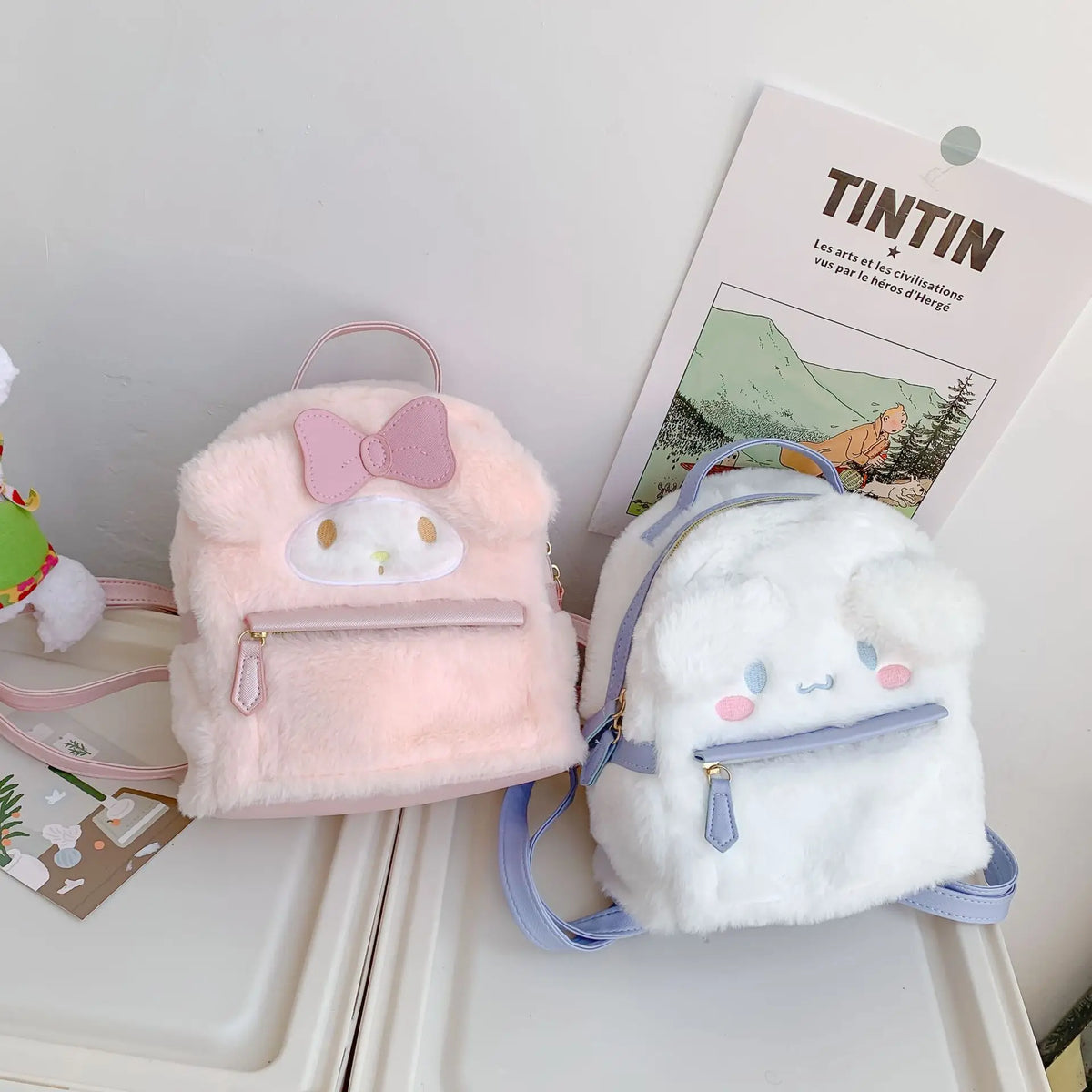 Kawaii My Melody Cinnamoroll Anime Schoolbags Cute Cartoon Backpacks Fashion Satchel Women's Bagpacks Christmas Gifts For