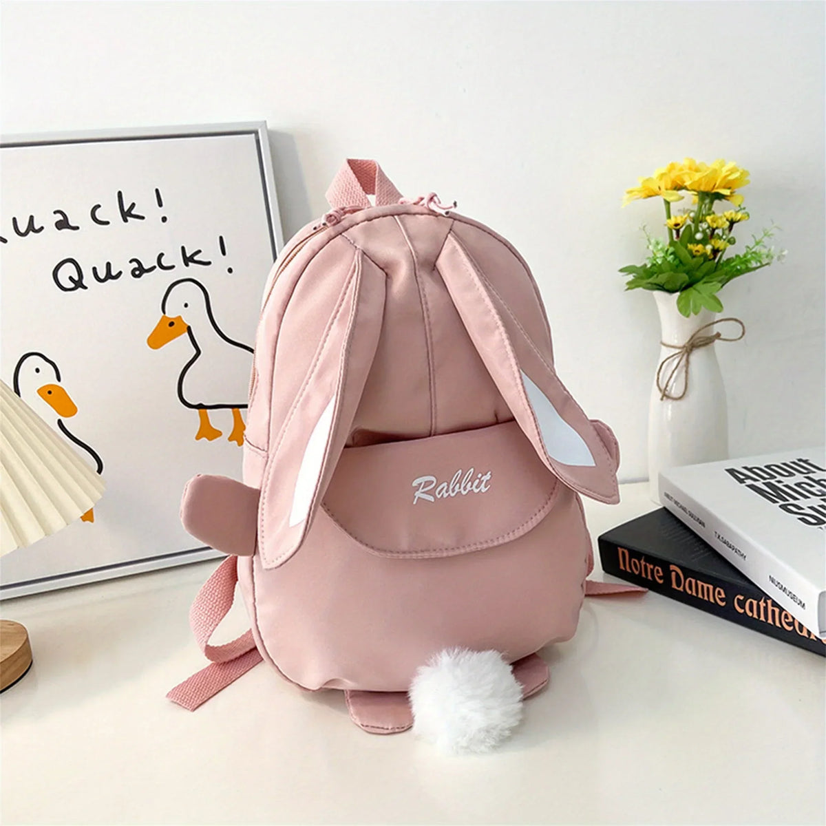 Girl Rabbit Ear Backpack Casual Schoolbag | Baby's World Bangladesh
