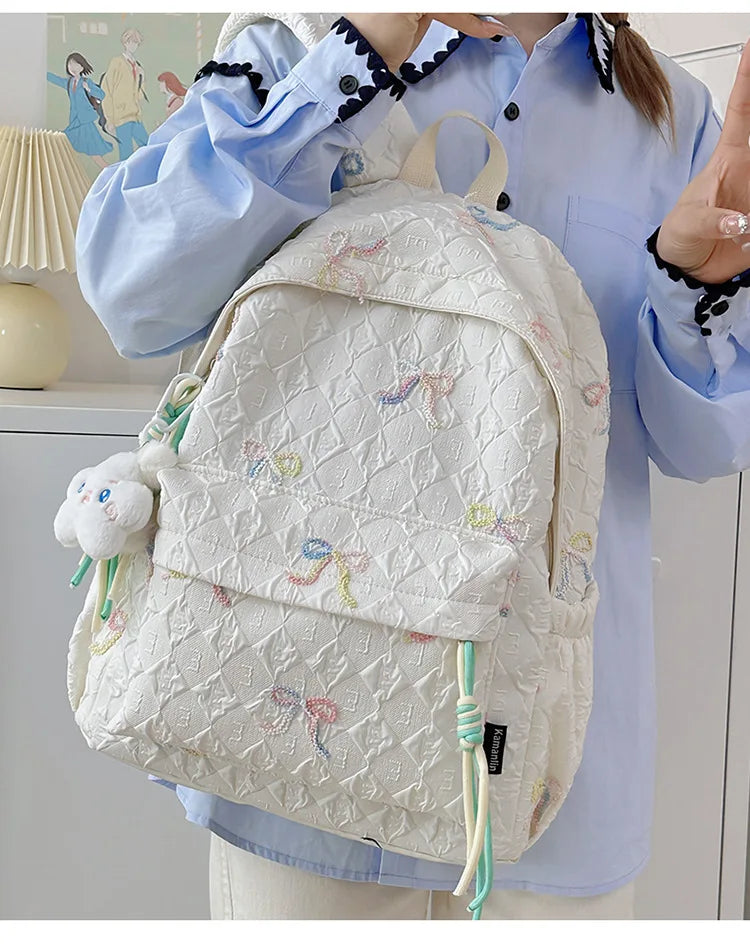 New Cute Western-style Children's Backpack, Cartoon Dolphin Kindergarten Snack Bag, Personalized Embroidery Unique Holiday
