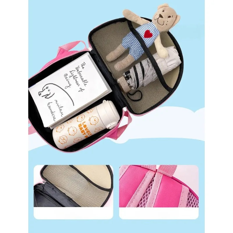Children Backpack Kindergarten - Children's Backpack Kindergarten Small Backpack Children's Rainbow Cake Image Large Opening