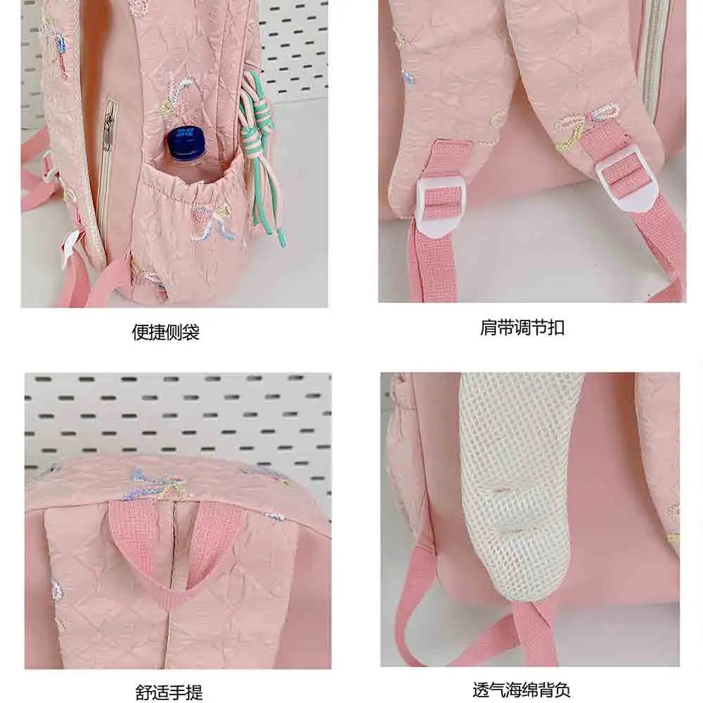 New Cute Western-style Children's Backpack, Cartoon Dolphin Kindergarten Snack Bag, Personalized Embroidery Unique Holiday