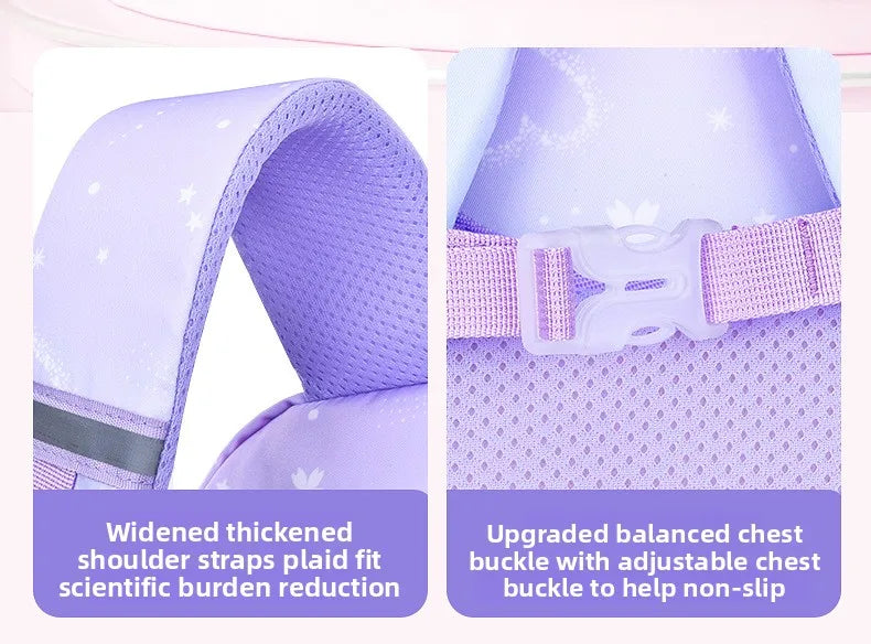 2025 Primary School - 2025- Primary School Girls' Schoolbag Kawaii Lightweight Children's Bag Waterproof Bags Colorful