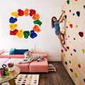 Rock Climbing Wall Stones For Kids Room Adult Rock Wall Holds Climbing Rock Wall Grips Kit Indoor And Outdoor Playground Playset