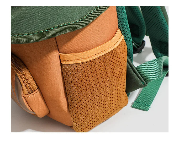 Mini cute bump color mushroom backpack kindergarten cute baby children double-shoulder cartoon schoolbag - Baby's World