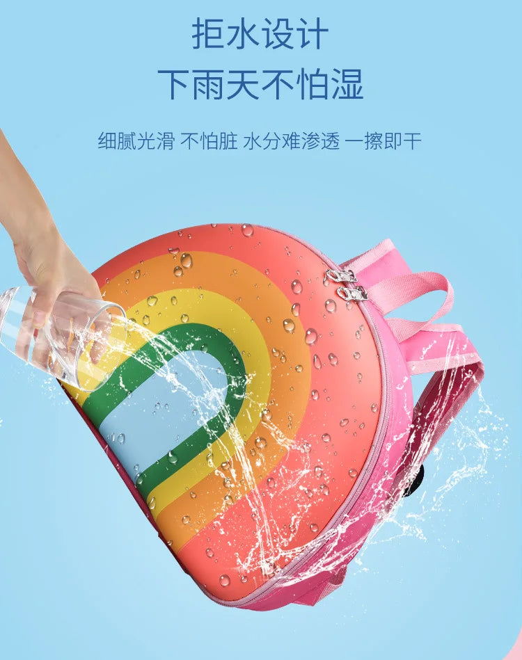 2024 New Korean Version Ice cream Shape Children's Backpack Kindergarten Schoolbag 3-5 Years Old Boys Girls Cute Children