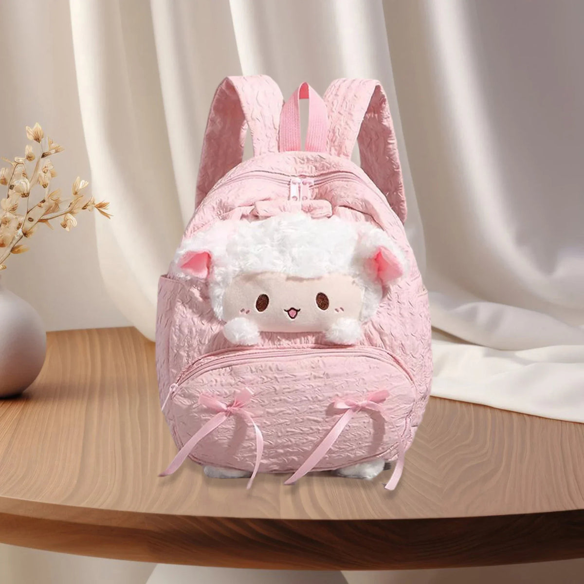 Cute Backpack For girls Cartoon Sheep Large Capacity School Backpack Kids Girls - Baby's World (view 9)