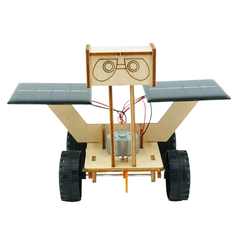 Solar powered lunar rover for children, DIY manual assembly of physical models, children's puzzle training technology toys