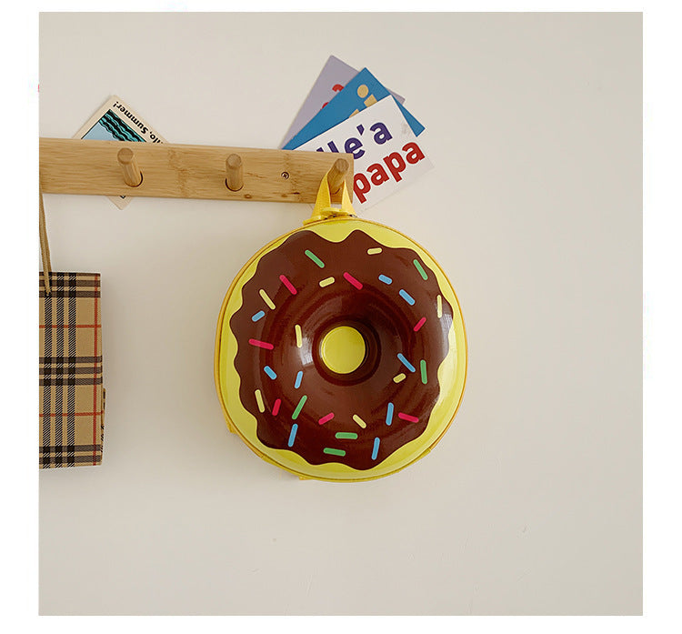 Cartoon Kids Backpack Cute Donut Eggshell | Baby's World Bangladesh