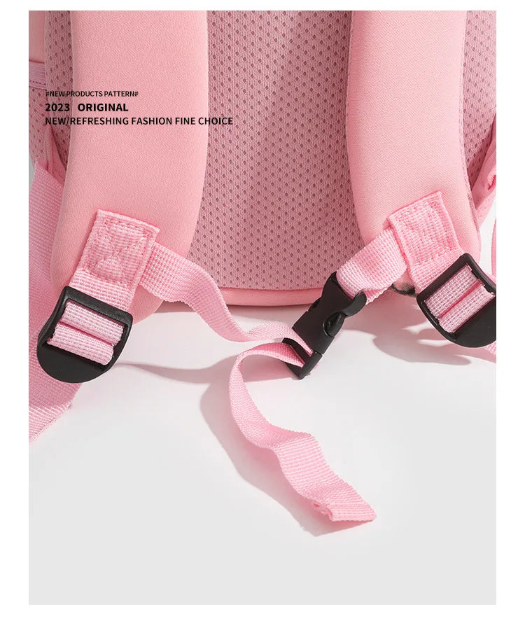 2024 New Korean Version Ice cream Shape Children's Backpack Kindergarten Schoolbag 3-5 Years Old Boys Girls Cute Children