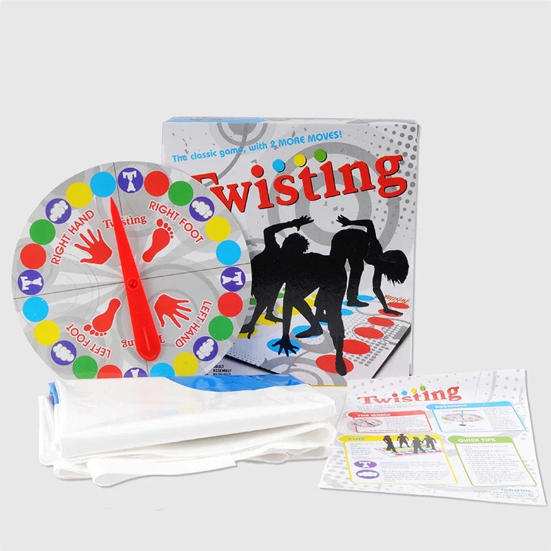 Twister Game Indoor Outdoor Toys Play Mat Funny Family Company Holiday Party Parent-Child Sports Interactive Group Toy