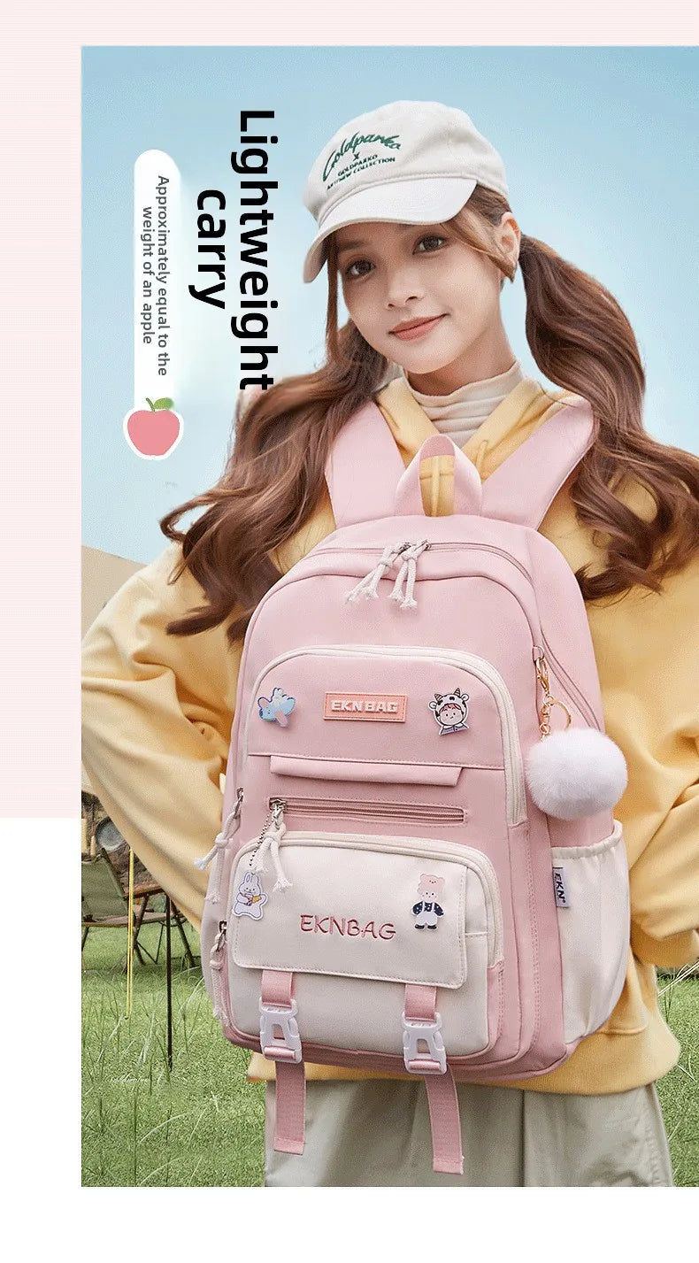 Child Girl Backpacks Primary Junior High School Bags for Girls Children Kids Bookbag Backpack New 2025 Back to School Girl