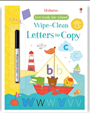 Erasable and reusable English learning workbook