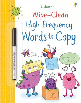 Erasable and reusable English learning workbook