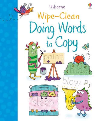 Erasable and reusable English learning workbook