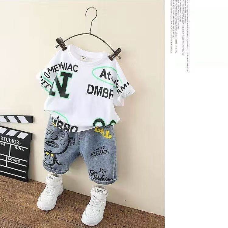 Boys Summer Clothes Handsome Children's Clothing Boys Suits