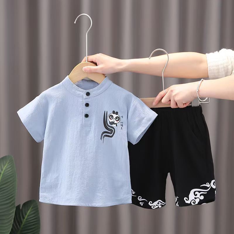 Children's Summer Clothes National Style Tang Suit