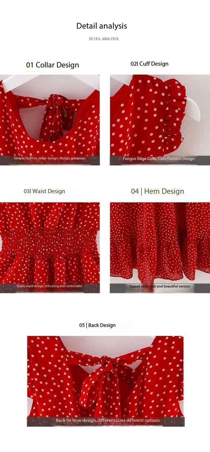Girls casual dress with soft breathable fabric and short sleeves for comfortable summer everyday wear
