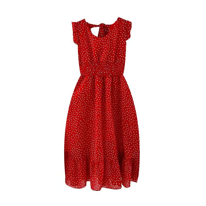 Girls casual dress with soft breathable fabric and short sleeves for comfortable summer everyday wear