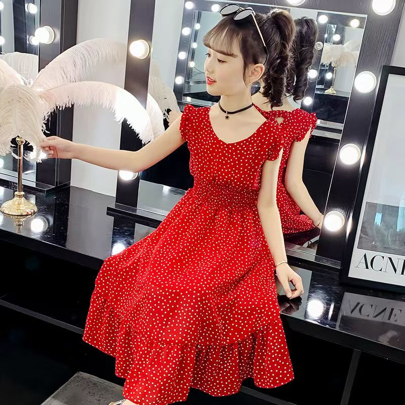 Girls casual dress with soft breathable fabric and short sleeves for comfortable summer everyday wear