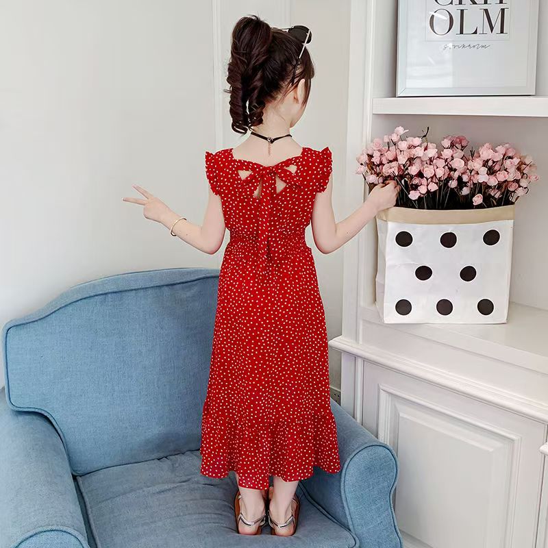 Girls casual dress with soft breathable fabric and short sleeves for comfortable summer everyday wear