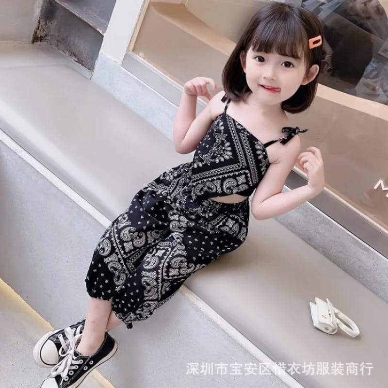 Baby girl summer outfit set Bangladesh floral 2PCS top and shorts kids clothing set breathable summer wear