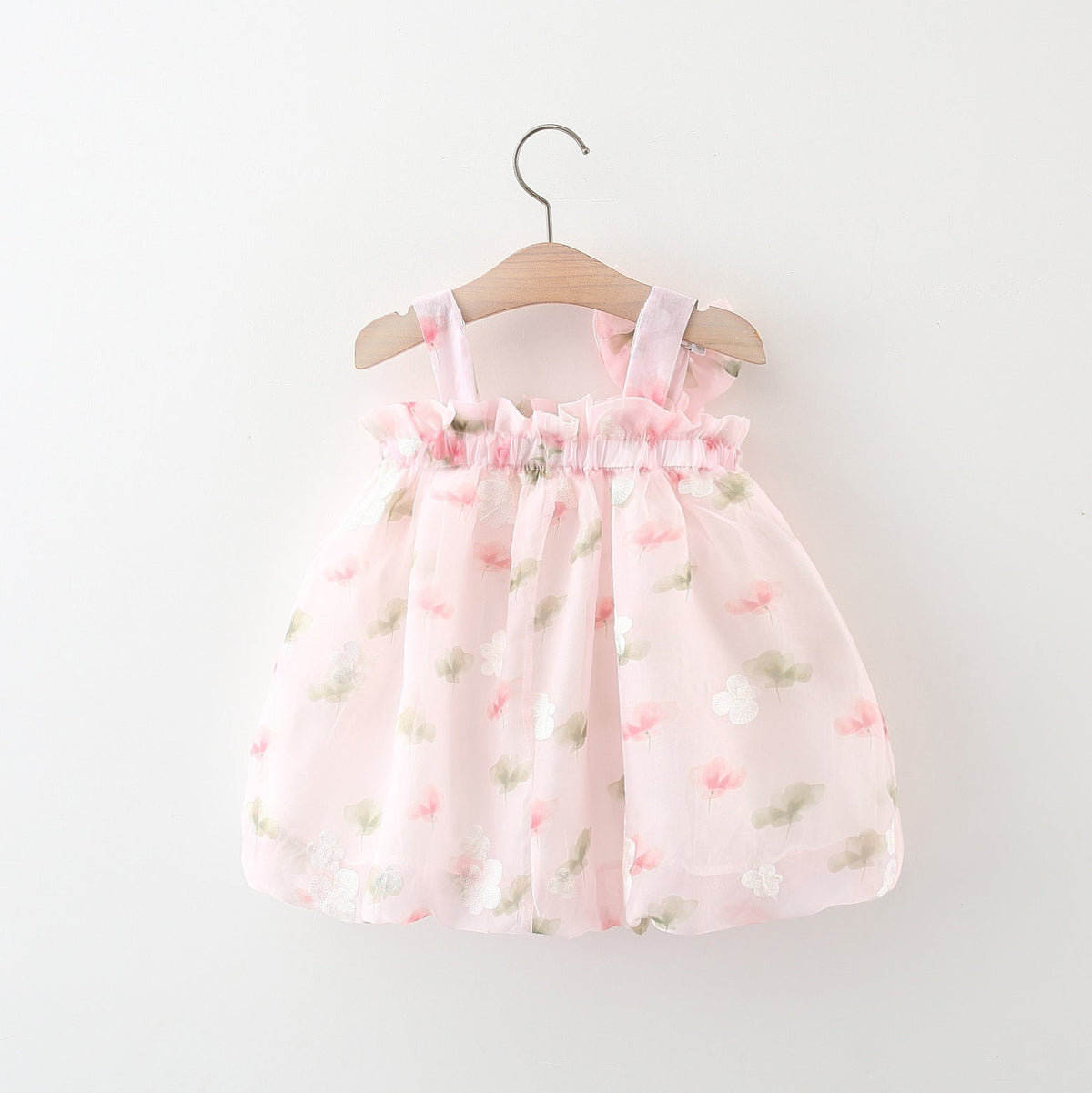Two SUNFLOWER Suspenders For Girls Dress