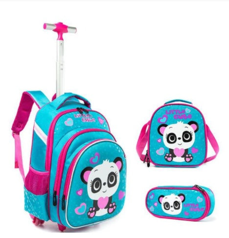 Three Piece Trolley - Three-piece Trolley Bag For Primary School Students - Baby Bag - Baby's World