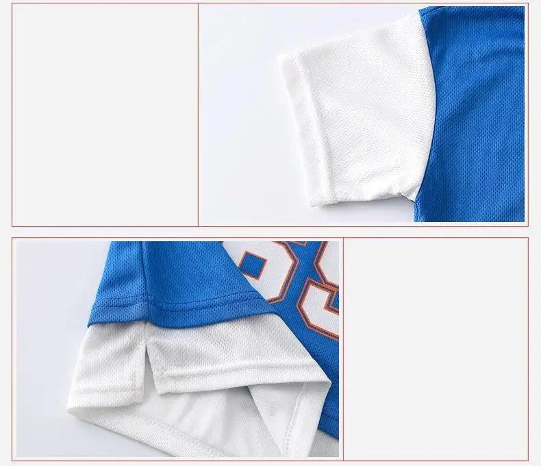 Boys Clothes Sets Summer Breathable Tracksuit Fashion Children's Sports Two Piece Set T-shirt + Shorts Suits - Mom & Kids