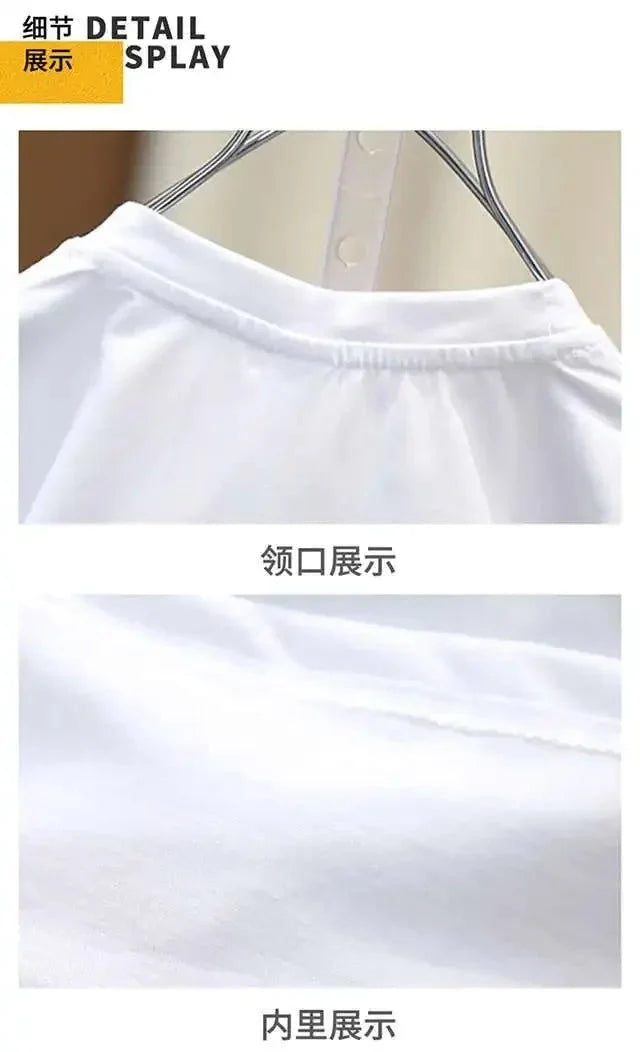 Boys Summer Clothing Set Letter Print Short Sleeved T-shirt+Denim Shorts 2Pcs Suit For Kids Handsome Casual Outfit - Mom & Kids