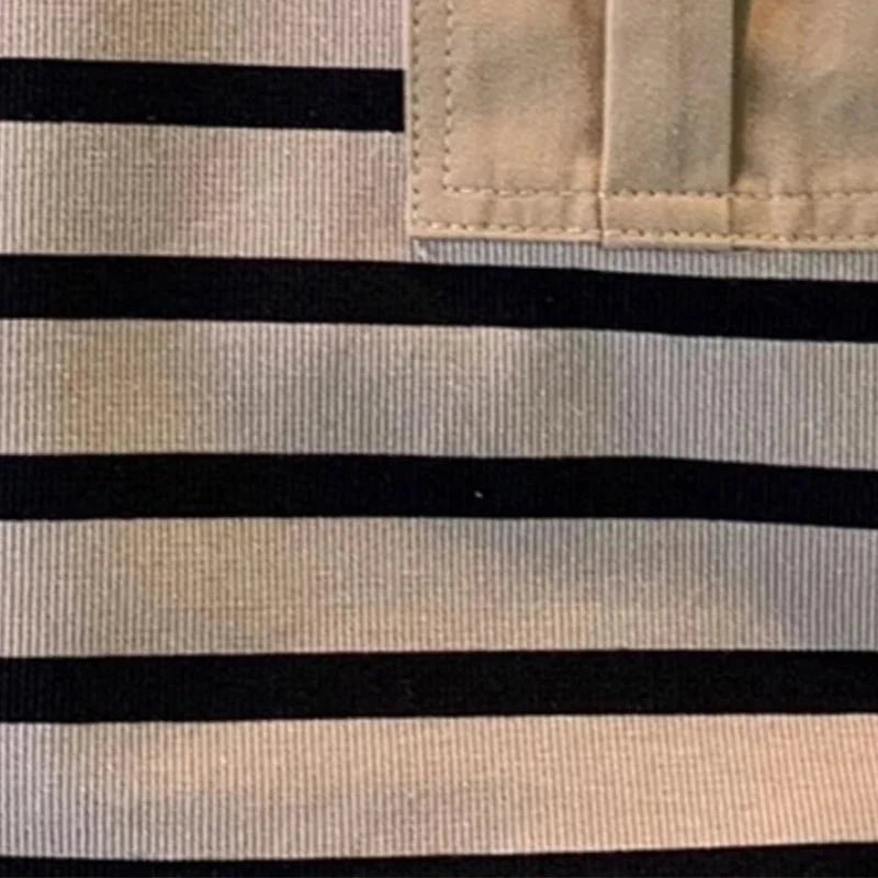 Boys' summer outfit set Summer short sleeved shorts New children's striped baby two-piece set - Mom & Kids
