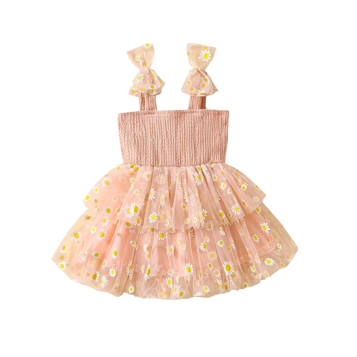 Flower Mesh Girls' Dress Suspenders