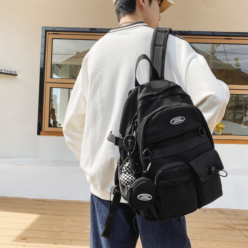 High School And College Student College Style Computer Bag Couple Backpack - Baby Bag - Baby's World (view 4)