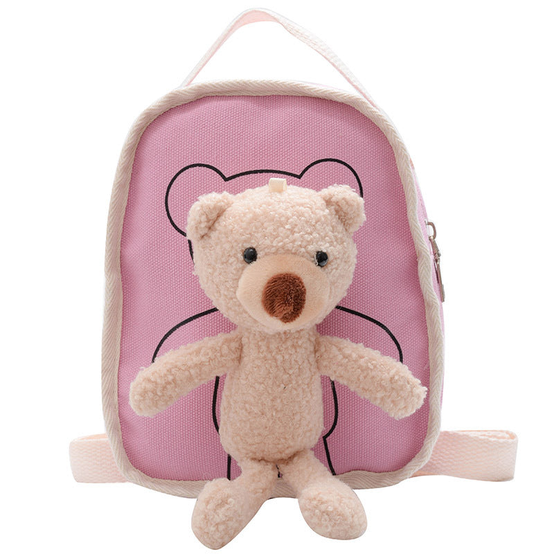 Cute Bear Doll Mini Canvas Kindergarten | Baby's World Bangladesh